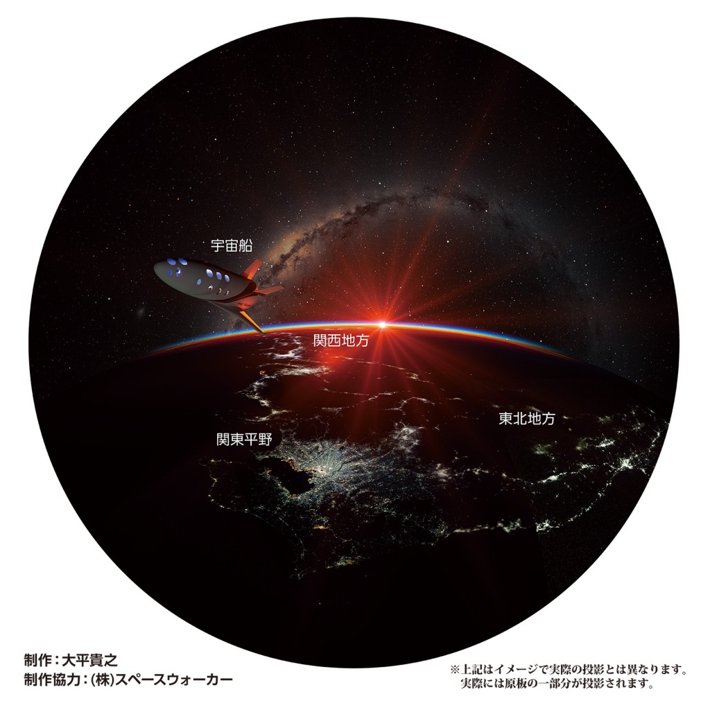 家庭用プラネタリウム『ホームスターシリーズ』専用　カラー原板ソフト 宇宙船から見た地球 3