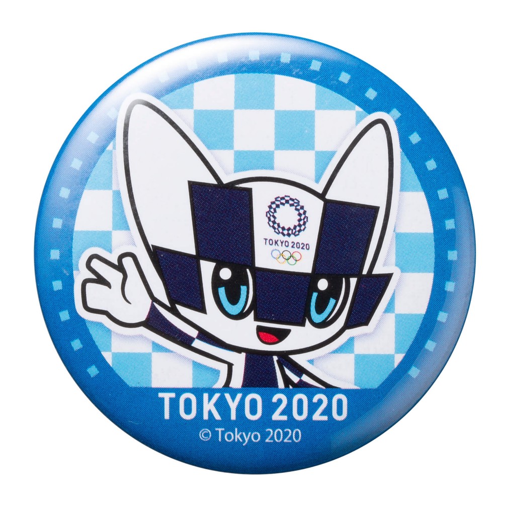 东京2020奥运会吉祥物Militewa罐头徽章4件套2