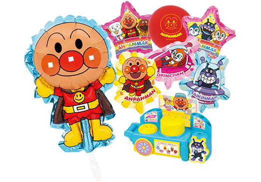 ANPANMAN PUSHでふくらむ♪ プクプクふうせんやさん