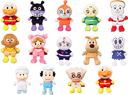 キャラクター全30種。キャラクターの多さを誇るアンパンマンが、ギネスブックに登録されました!それを記念して、新しい仲間たちが大集合!