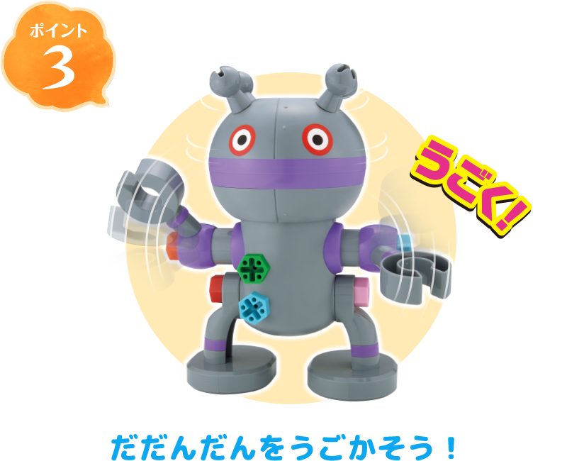 ポイント3 うごく！ だだんだんをうごかそう！