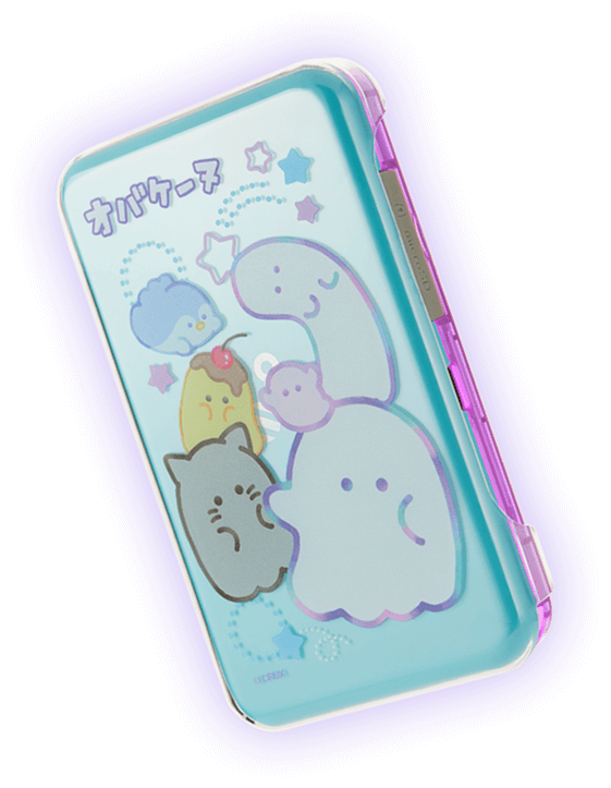 meスマホ+ 専用スマホケースオバケーヌ