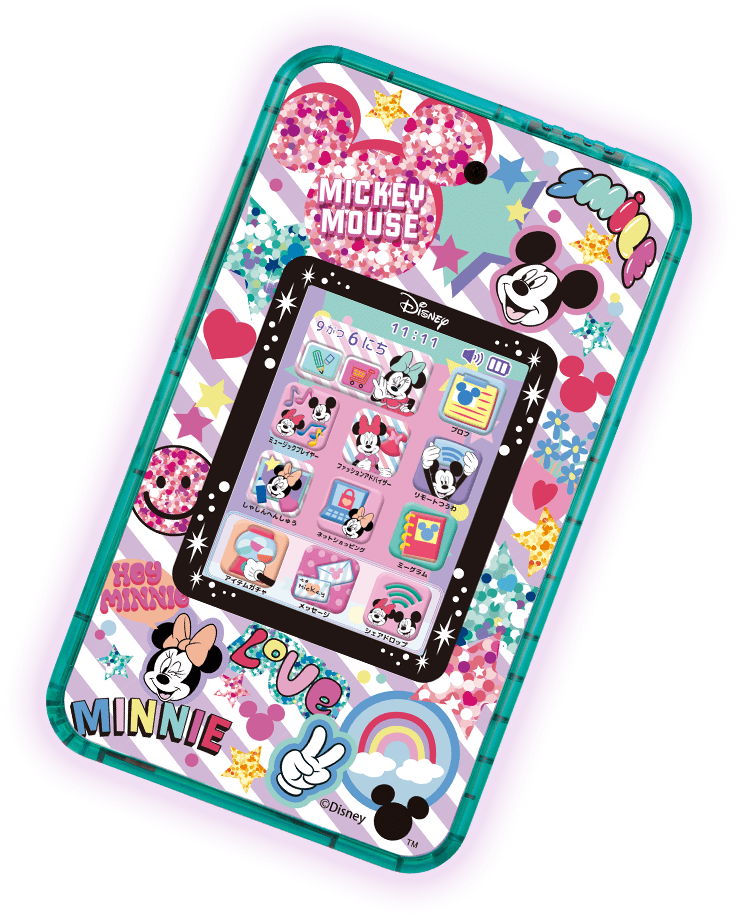 meスマホ+ ディズニーキャラクター