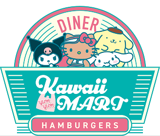 Kawaii YumYum MART ダイナー ロゴ