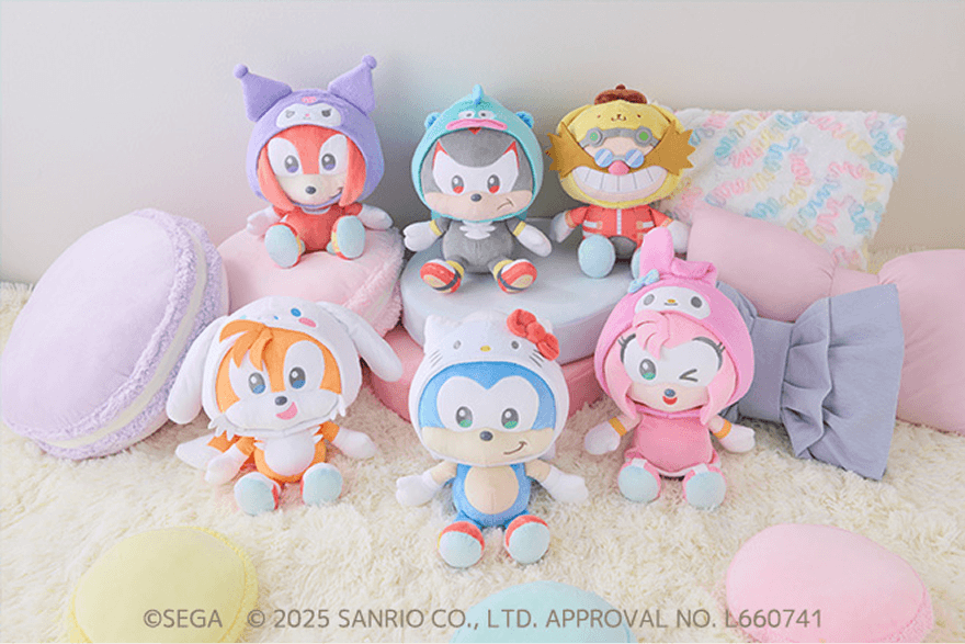 SONIC & FRIEND Sanrio characters ビジュアル