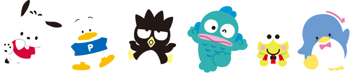 サンリオキャラクターズ フッター画像