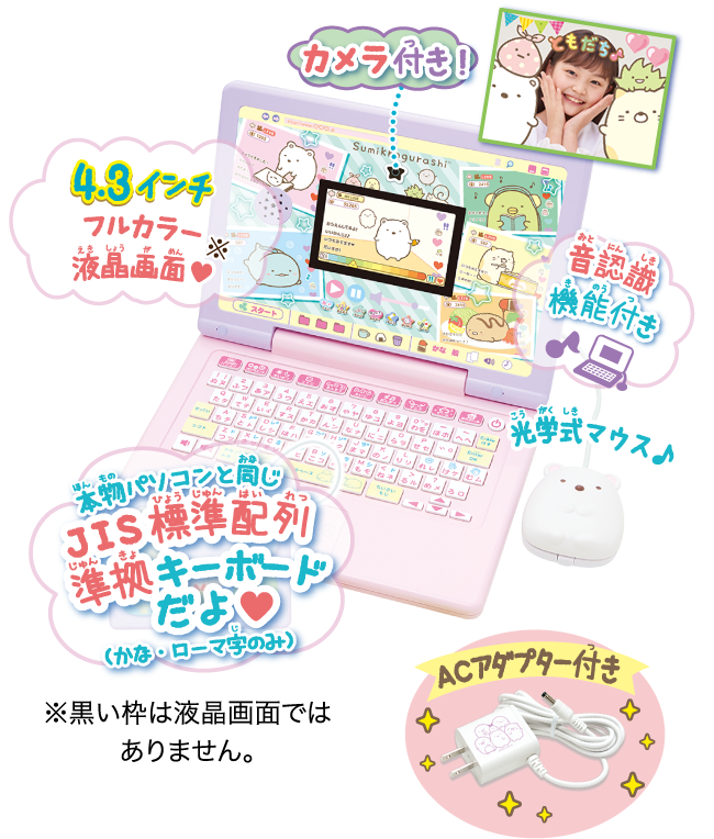 ヘッドセットではいしん？！カメラもIN！マウスできせかえ！すみ