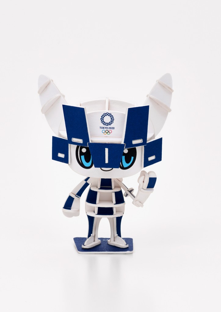東京2020オリンピックマスコット　 ミライトワ　紙製組み立てフィギュア