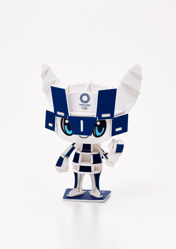 東京2020オリンピックマスコット　 ミライトワ　紙製組み立てフィギュア 4