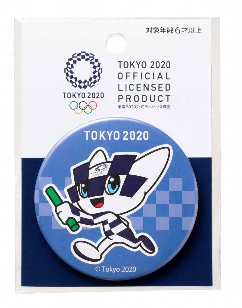 東京2020オリンピックマスコット ミライトワ缶バッジ単品(A)