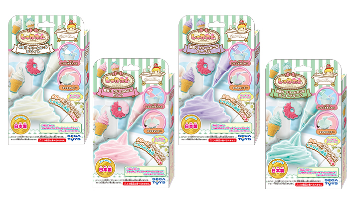 しゅわボム 別売りクリームのこな（4種） │ セガ フェイブ トイ