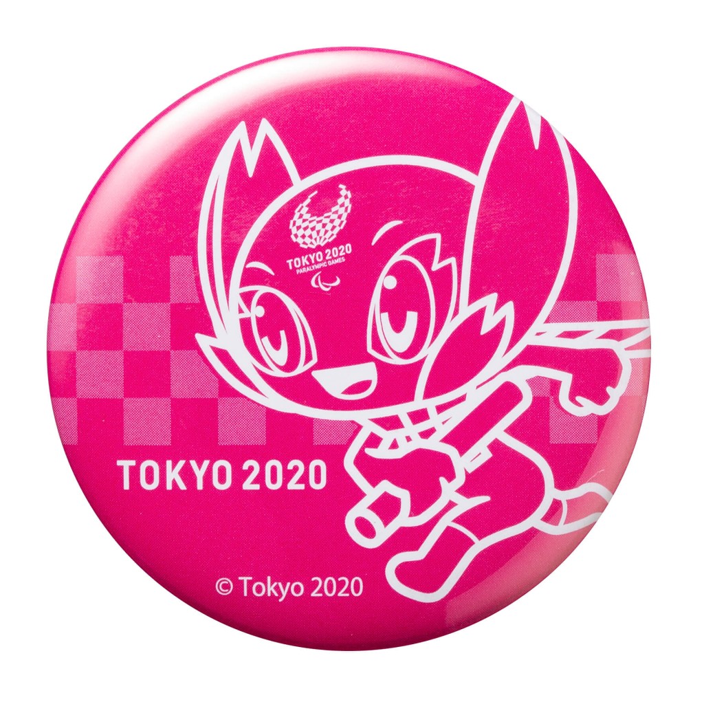 東京2020パラリンピックマスコット ソメイティ缶バッジ４個セット 3