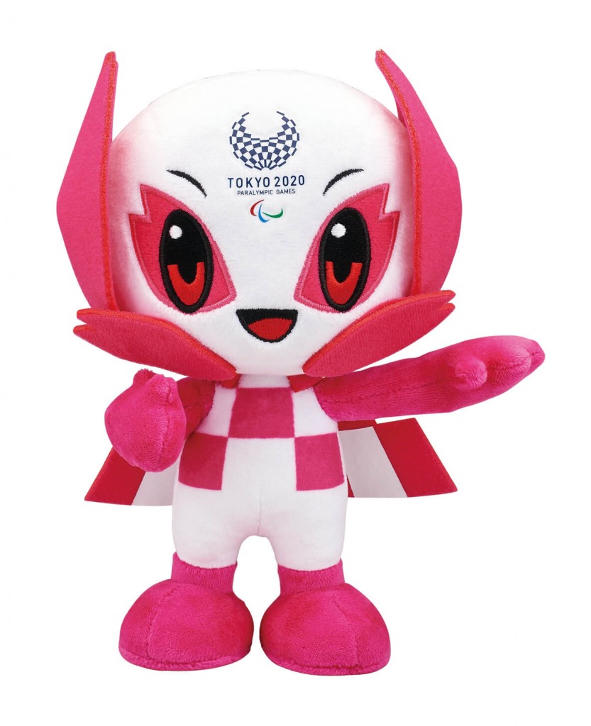 東京2020パラリンピックマスコット　ソメイティ　ポージングぬいぐるみ 1