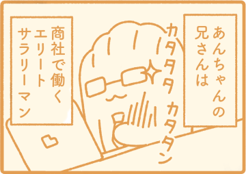 あんちゃんの兄さんの線画